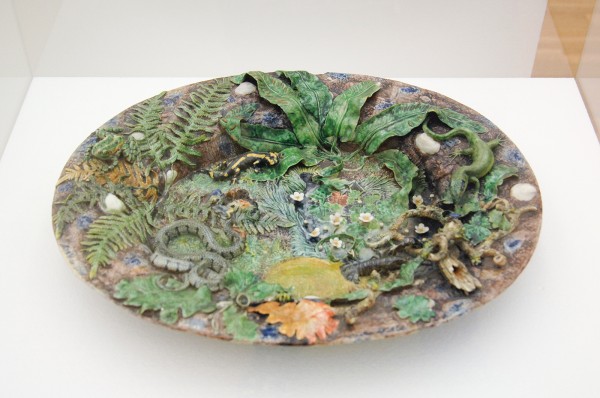 Georges Pull - Dish - Gevernist aardewerk, 1859