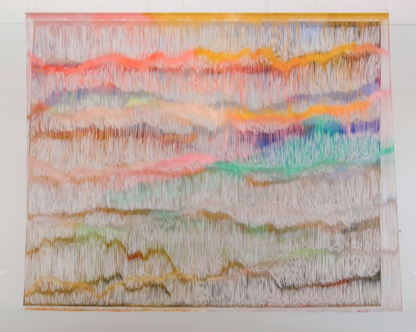 Georgia Russell - Ebb and flow - Twee versneden en beschilderde doeken