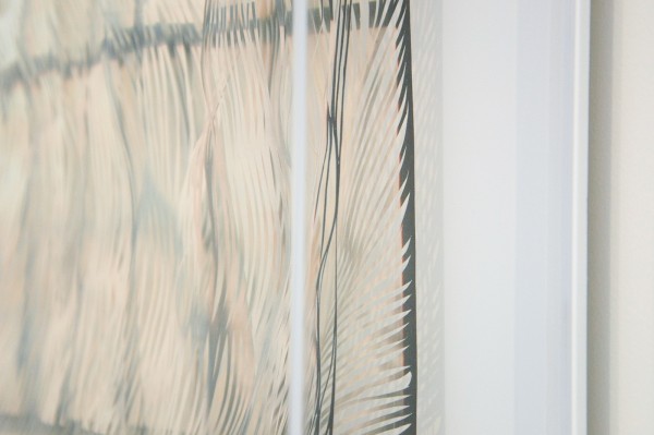 Georgia Russell - Etude d'un Cerisier en Hiver II - Bedrukt en gesneden Kozo papier (detail)