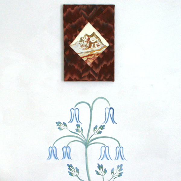 Gijs Frieling - Bringelser Horner - 30x45cm Caseine en pigmenten op linnen en muur Gijs Frieling - Bringelser Horner - 30x45cm Caseine en pigmenten op linnen en muur