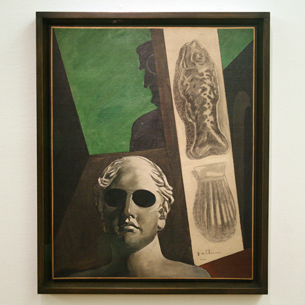 Giorgio de Chirico - Potreait Premonitoire de Guillaume Apollinaire