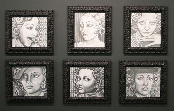 Gonul Albayrak - Diverse - Ieder 37x32cm Potlood op papier Gonul Albayrak - Diverse - Ieder 37x32cm Potlood op papier