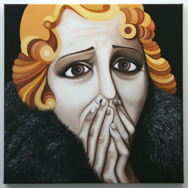 Gonul Albayrak - Eloise - 70x70cm Olieverf op linnen Gonul Albayrak - Eloise - 70x70cm Olieverf op linnen