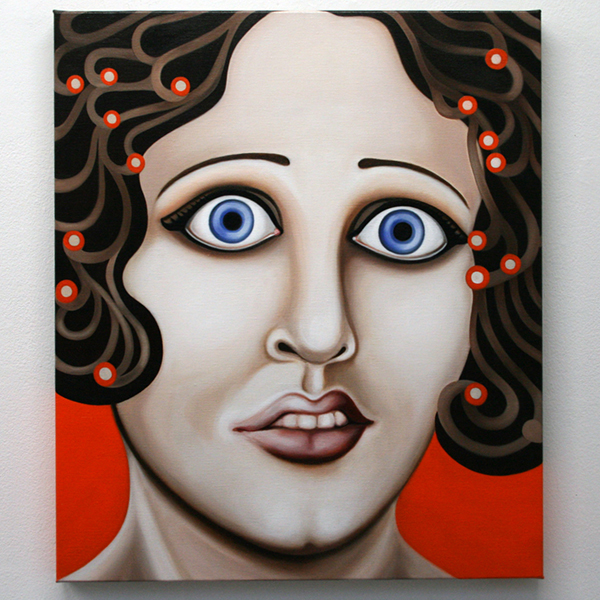 Gonul Albayrak - Floor - 70x70cm Olieverf op linnen Gonul Albayrak - Floor - 70x70cm Olieverf op linnen