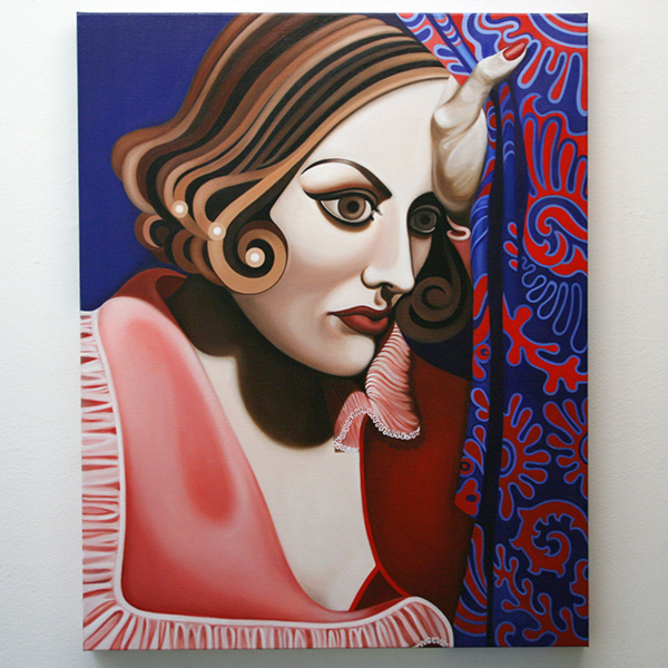 Gonul Albayrak - Greta - 100x80cm Olieverf op linnen Gonul Albayrak - Greta - 100x80cm Olieverf op linnen