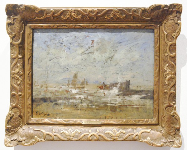 Guillaume Vogels - Zeegezicht - Olieverf op paneel