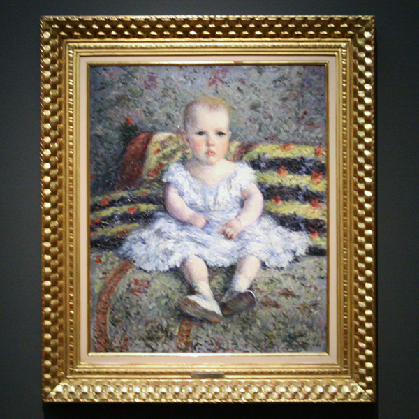 Gustave Caillebotte - Portrait de Maurice Hugot, Enfant - Olieverf op doek 1885