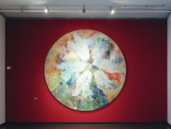 Hadassah Emmerich - Tondo - Olieverf en oliestick