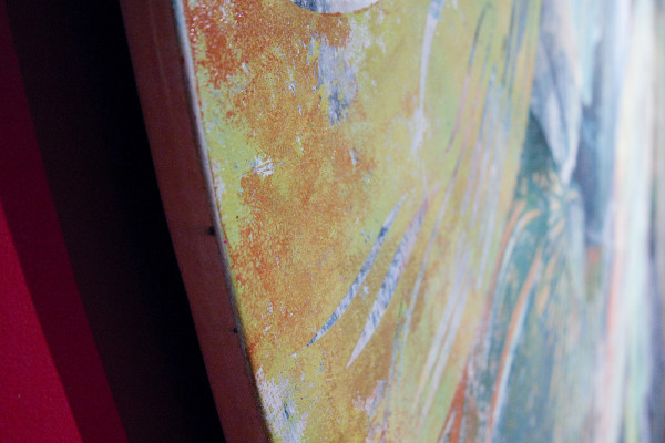 Hadassah Emmerich - Tondo - Olieverf en oliestick (detail)