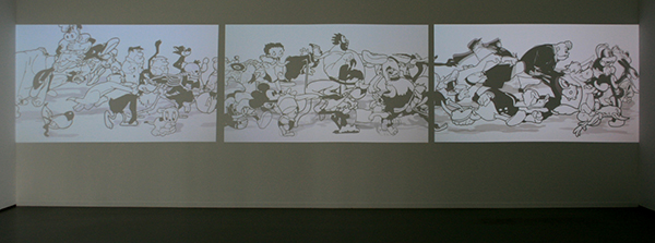 Han Hoogerbrugge - Dow Jones III - 3,00minuten Videoloop