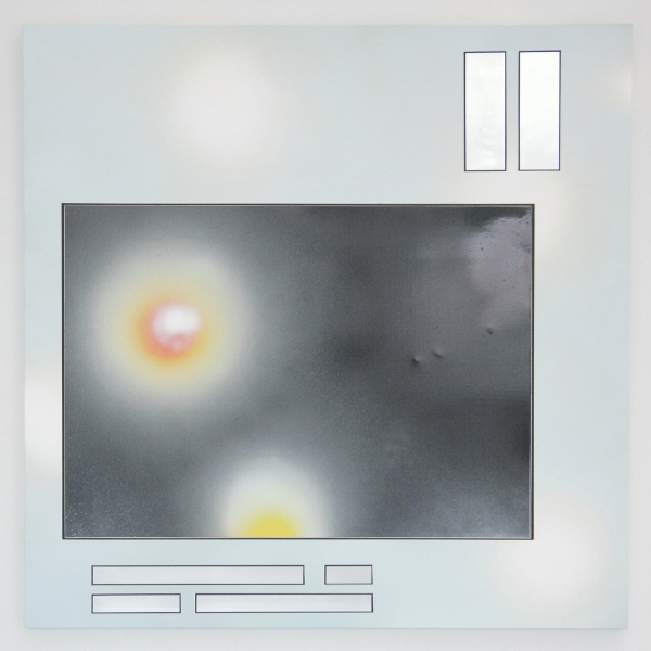 Han Schuil - Heat XV - 90x90x3cm Alkydverf en lak op aluminium