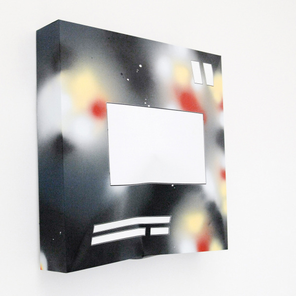 Han Schuil - Heat XVI - 85x85x15cm Alkydverf en lak op aluminium