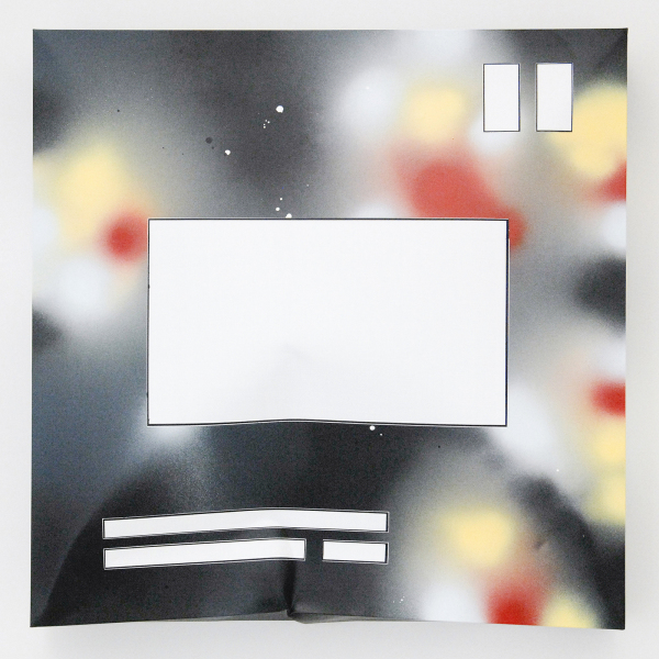 Han Schuil - Heat XVI - 85x85x15cm Alkydverf en lak op aluminium