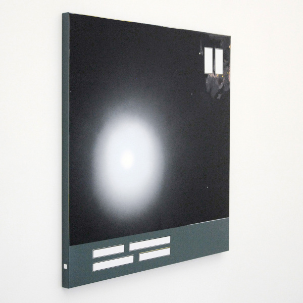 Han Schuil - Heat XVIII - 90x90x3cm Alkydverf en lak op aluminium