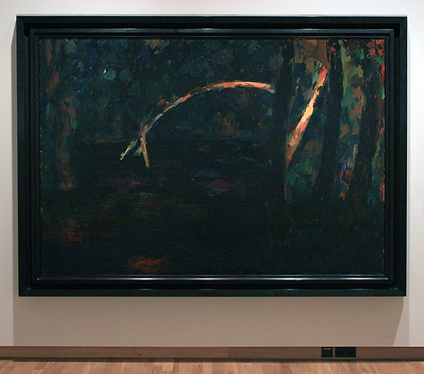 Hans van Hoek - Black Water - Olieverf op doek 1986