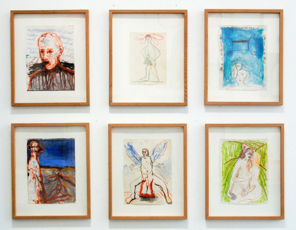 Harmen Verbrugge - Diverse tekeningen - 37x27cm Mixed media op papier