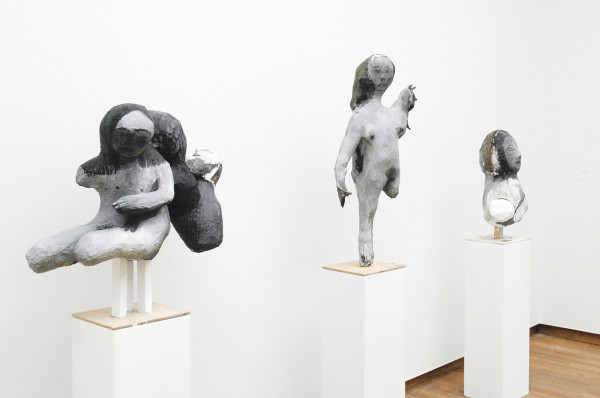 Helen Verhoeven - Thingly Character VIII, Figure 1, 3 & 5 - Papier-mache 2012