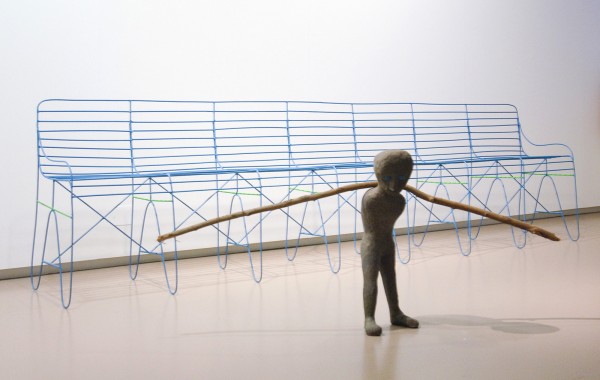 Henk Visch - The Fortune Teller - Brons en hout, 2010