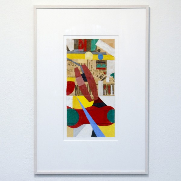 Henri Plaat - Zonder Titel - 69x41 cm Collage