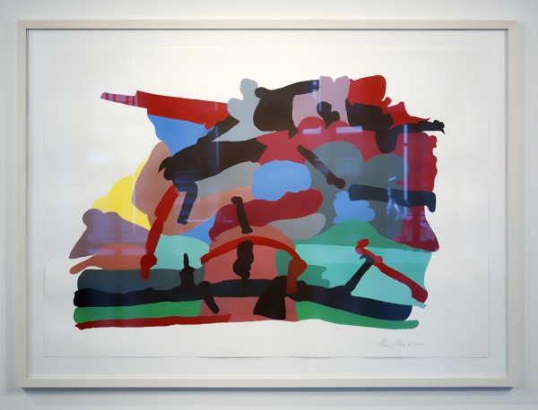 Henri Plaat - Zonder Titel - 78x108 cm Gouache