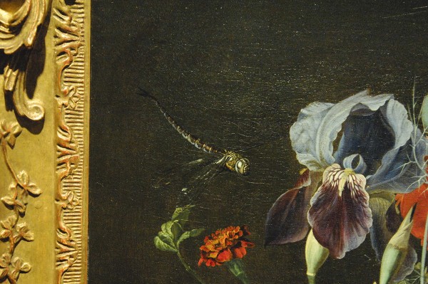 Henri de Fromantiou - Bloemstilleven - Olieverf op doek (detail)