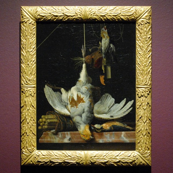 Henri de Fromantiou - Stilleven met vogels - Olieverf op doek, 1670