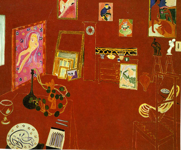 Henry Matisse - The Red Studio - 181x219cm Henry Matisse - The Red Studio - 181x219cm