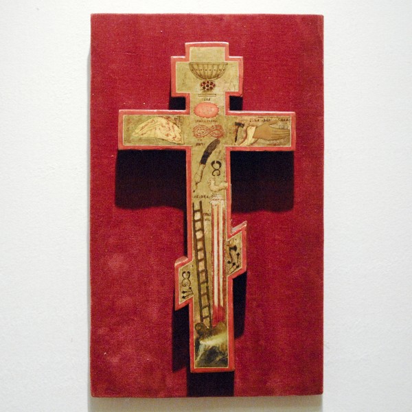 Heutink Ikonen - Dubbelzijdig kruis Ca 1800