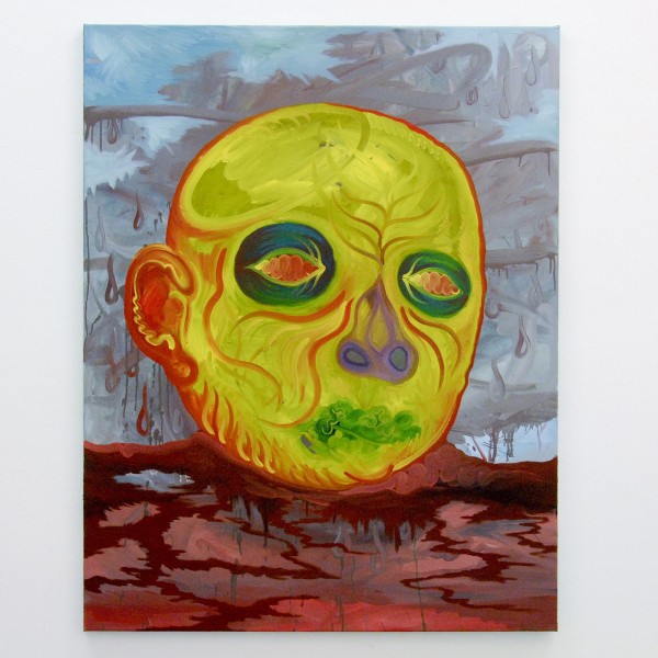 Hidde van Schie - Lost Head - Olieverf en acrylverf op doek