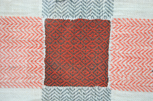 Hinke Schreuders - What Remains #8 - 25x25cm Garen op doek (detail)