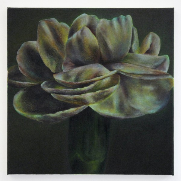 Ina van Zyl - Little Orgasm - 40x40cm Olieverf op linnen