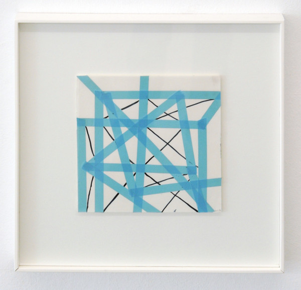 Iriene van de Mheen - Zonder Titel - Tape en aquarel op papier