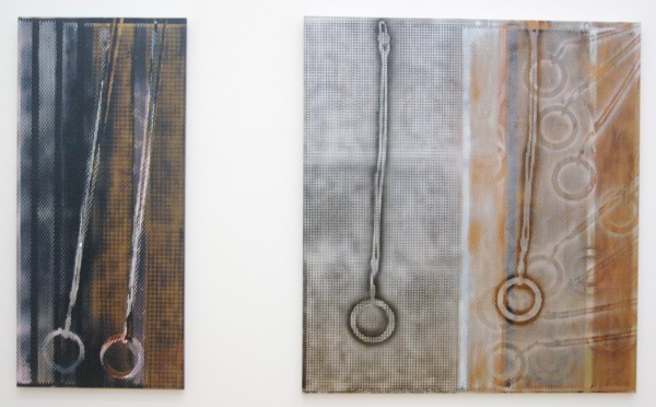 Isa Genzken - MLR & MLR - Lakverf op doek