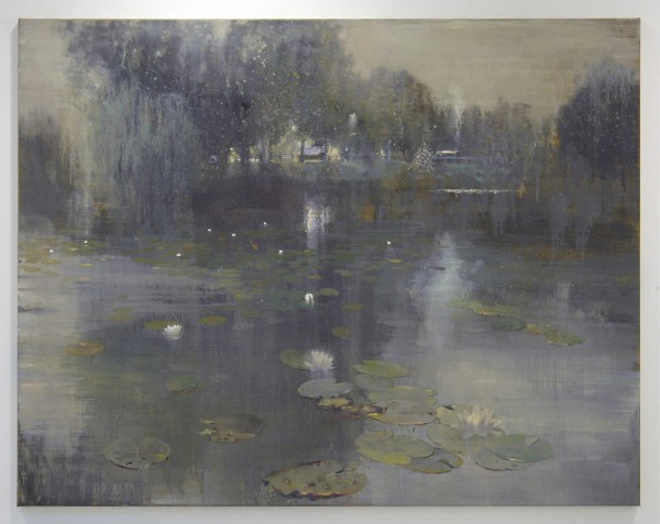 Isabella Werkhoven - Rivisited (the Deer-Park) - 110x140cm Olieverf op linnen