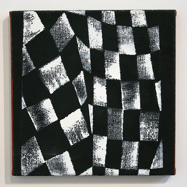 JCJ Vanderheyden - Punctus Contra Punctum, Counter Point - 31x31x3cm Acrylverf op doek