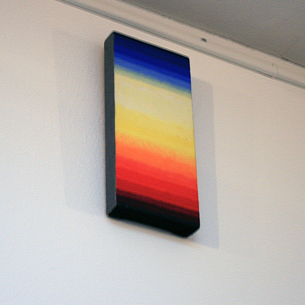 JCJ Vanderheyden - Spectrum - 9x22cm Acrylverf op doek op paneel