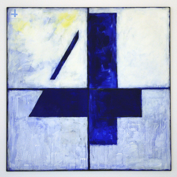 JCJ Vanderheyden - Vier - Polyvinylverf en tempera op doek