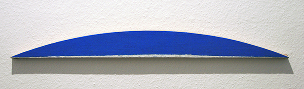 JCJ Vanderheyden - Zonder Titel (Boog, Horizon) - 10x97x3cm Acrylverf op doek op hout