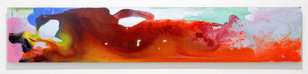 Jacco Olivier - Untitled - 23x122cm Acrylverf op paneel