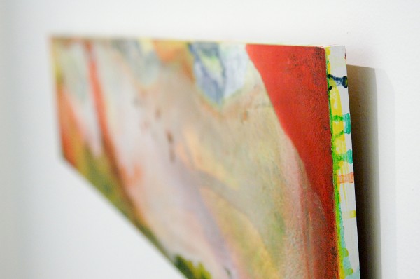 Jacco Olivier - Untitled - 23x122cm Acrylverf op paneel (detail)