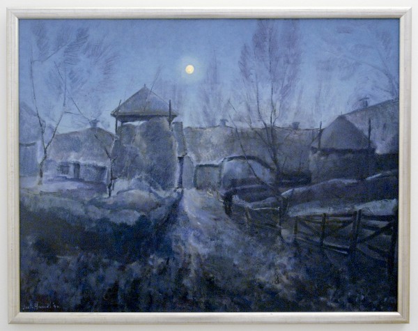 Jack Hamel - Maanslandschap - 99x129cm Olieverf op doek, 1940, verworven in 1942