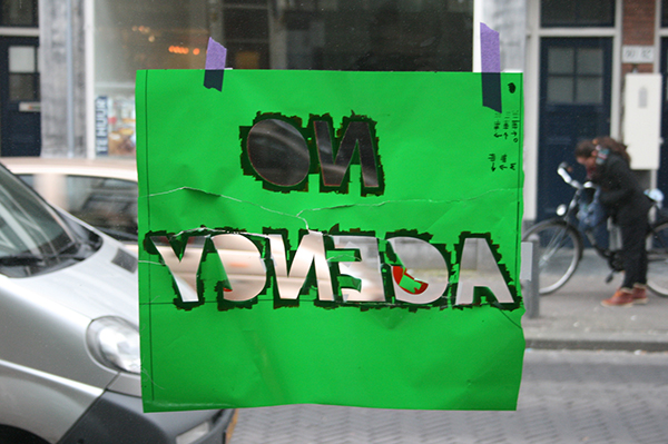 Jack Segbars - Leftovers, No Agency (Through the Looking-glass) - 50x40cm Folie