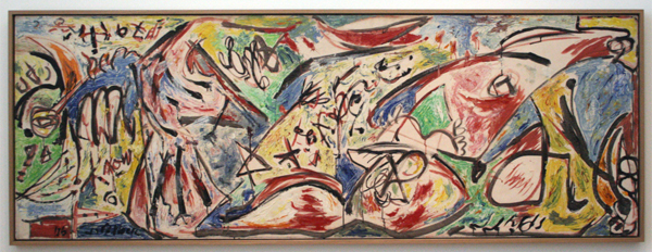 Jackson Pollock - The Water Bull (From the Accabonac Creek Series) - Olieverf op doek Jackson Pollock - The Water Bull (From the Accabonac Creek Series) - Olieverf op doek