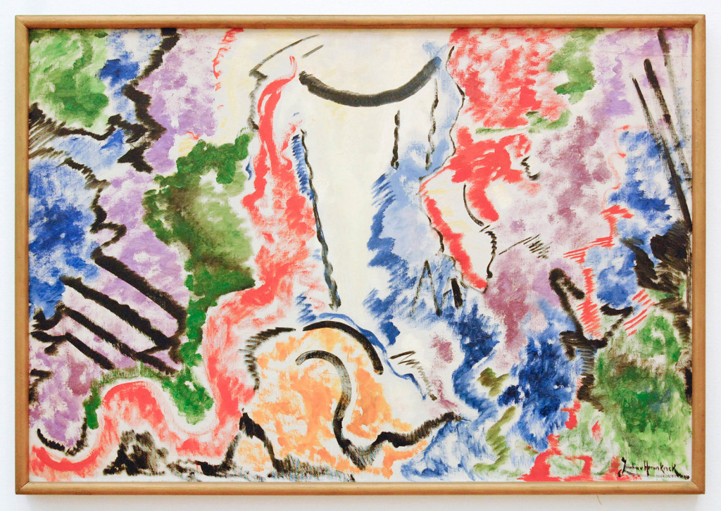 Jacoba van Heemskerck - Compositie nr IV - Olieverf op doek (jaartal onbekend)