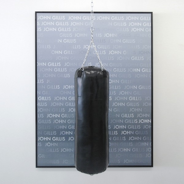 Jakup Auce - Our comedies are nothing to be laughed at - 150x200cm Olieverf op canvas en boksball van 100x35cm