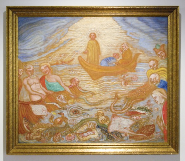 James Ensor - La peche miraculeuse - Olieverf op doek 1917
