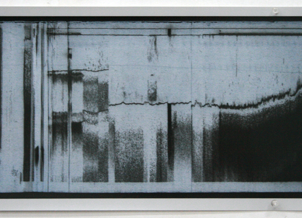 James Geurts - Spatial Expansion #04 Sounding Depth, Performance drawing, row boat, Deth Sounder, Port Adelaide River 2008 - 20x300cm Footprint (detail) James Geurts - Spatial Expansion #04 Sounding Depth, Performance drawing, row boat, Deth Sounder, Port Adelaide River 2008 - 20x300cm Footprint (detail)