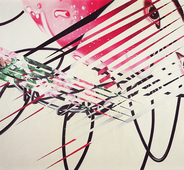 James Rosenquist - The Kabuki Blushes - Litho met acrylverf monoprint (1986)