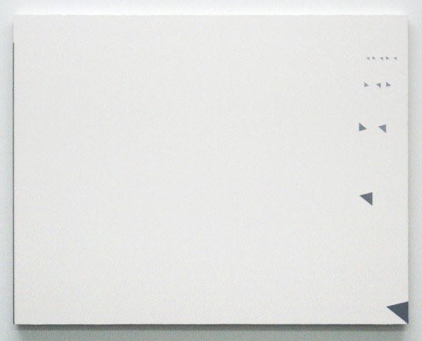 Jan Andriesse - Chinees Perspectief - Acrylverf, marmerpoeder op linnen en ketting