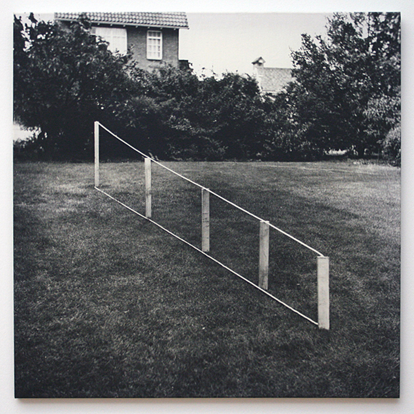 Jan Dibbets - Perspectiefcorrectie - Fotografie op doek 1967